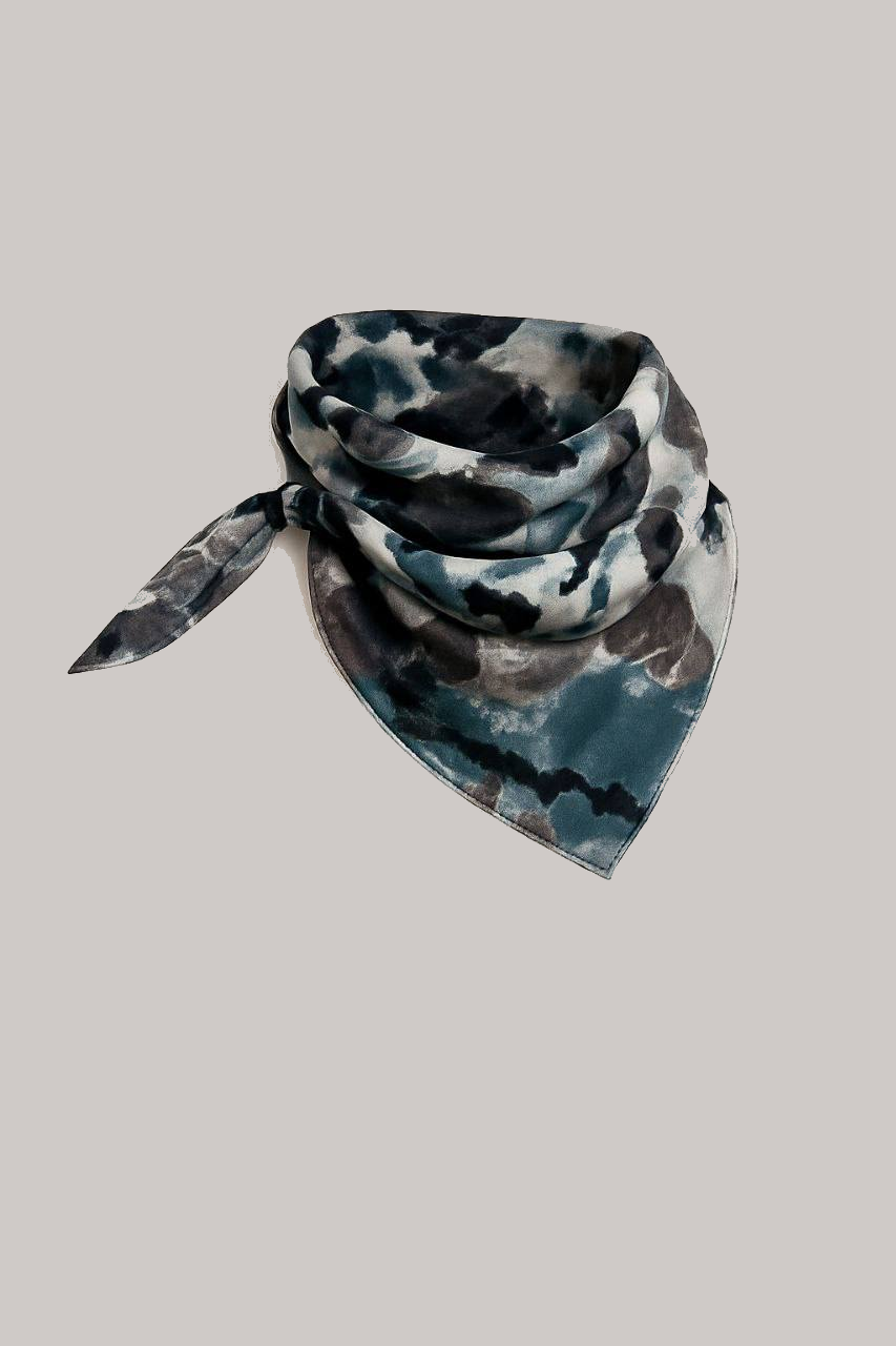Scarf “Sea Abstraction”